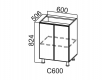 Стол-рабочий С600 Модус СВ 600х824х506